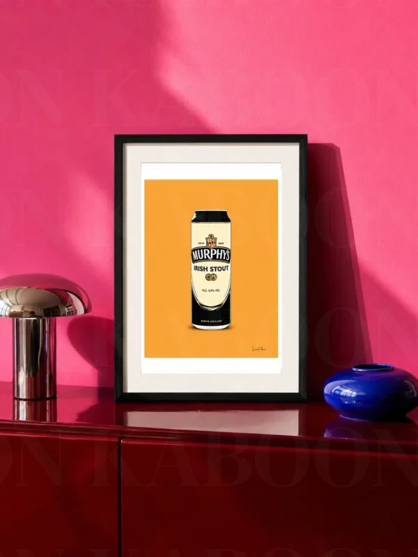 Retro Layered Murphy’s Can Print – A4 Prints | Loon Kaboon