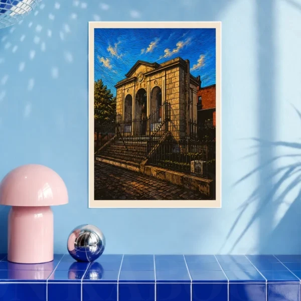 The Old Coombe Monument Print A3 art print by Loon Kaboon