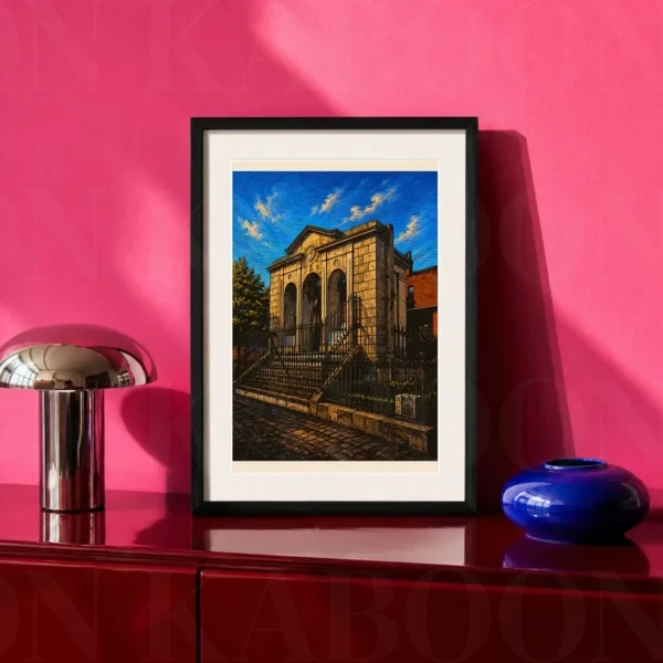 The Old Coombe Monument Print A4 art print by Loon Kaboon