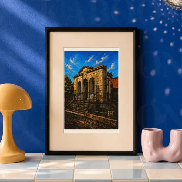The Old Coombe Monument Print A5 art print by Loon Kaboon