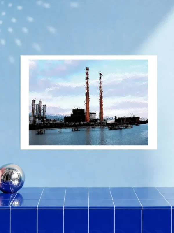 Poolbeg Stacks Print – A3 Prints | Loon Kaboon