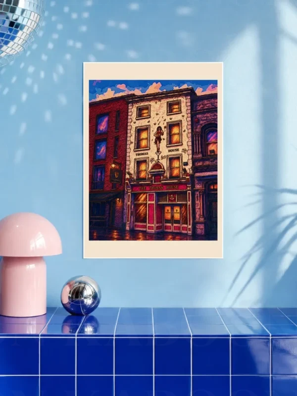 Thomas House Pub Print – A3 Prints | Loon Kaboon