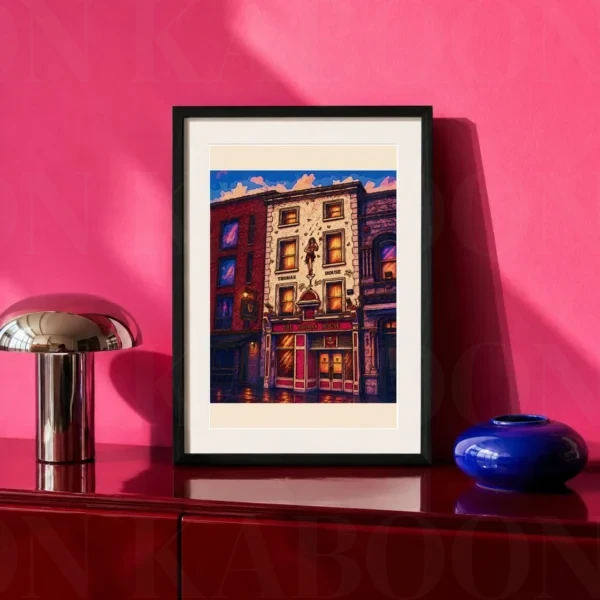 Thomas House Pub Print A4 art print by Loon Kaboon