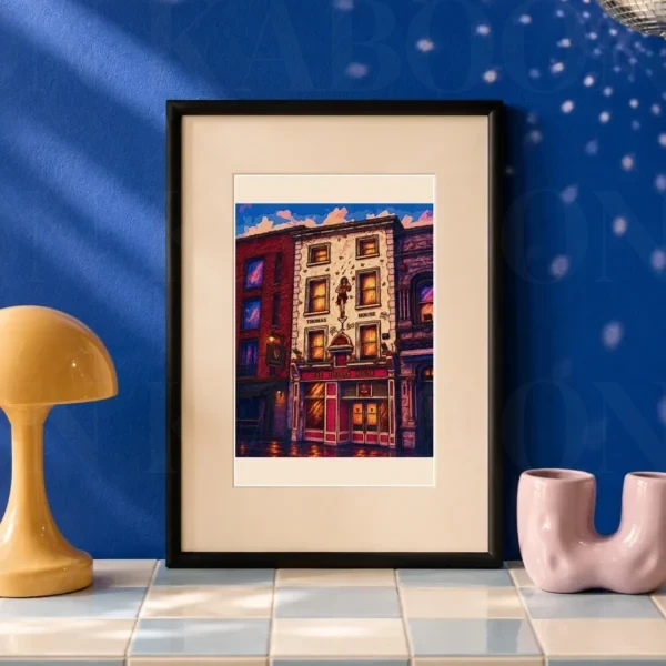 Thomas House Pub Print A5 art print by Loon Kaboon