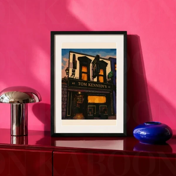 Tom Kennedy’s Pub Print A4 art print by Loon Kaboon