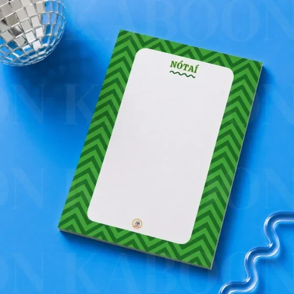 Groovy ‘Nótaí’ Chevron A6 Notepad | Loon Kaboon