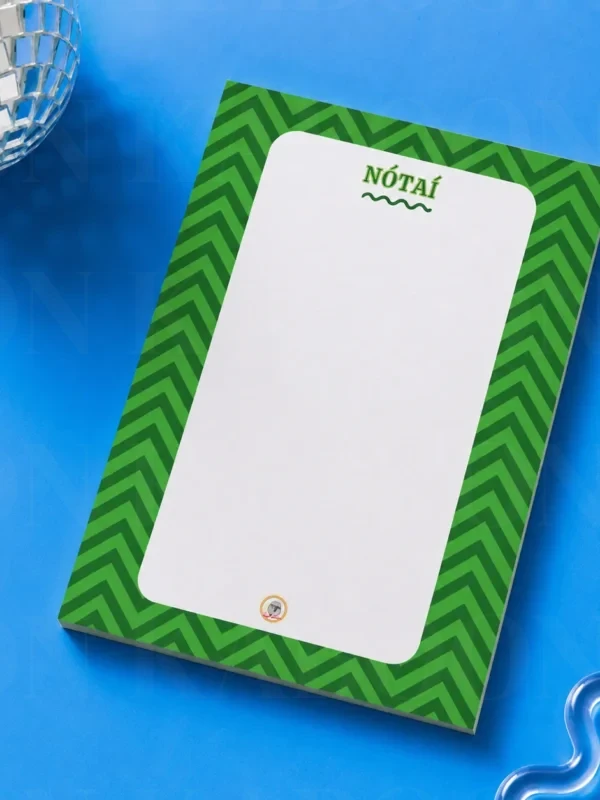 Groovy ‘Nótaí’ Chevron A6 Notepad | Loon Kaboon