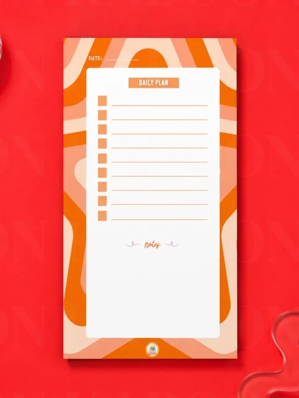 03_Daily_Plan_TN Retro ‘Daily Plan’ List Notepad | Loon Kaboon