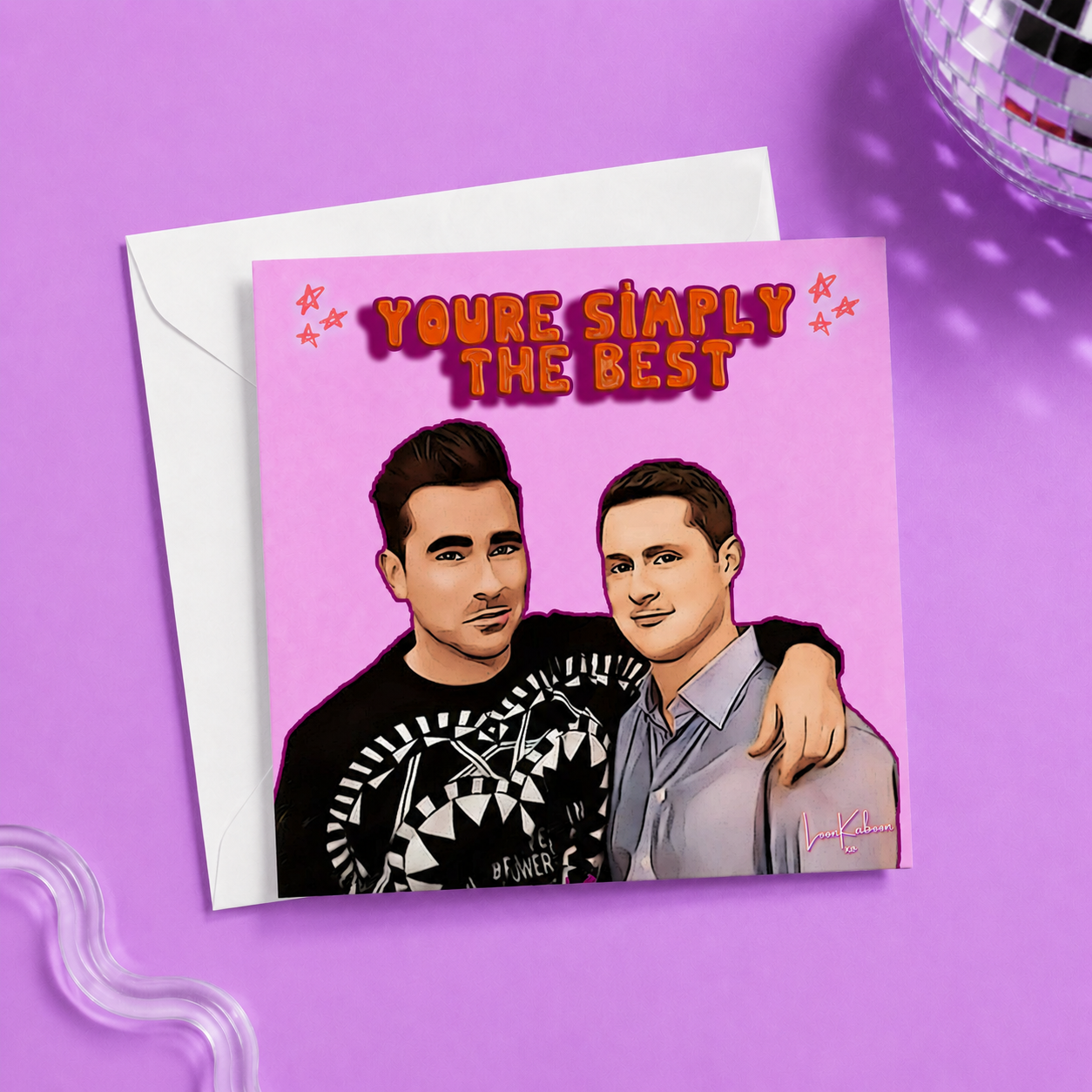 Schitt’s Creek ‘Simply The Best’ Greeting Card | Loon Kaboon