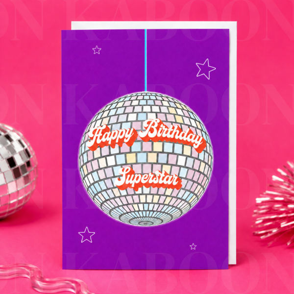 12_Happy_Birthday_Superstar_Card ‘Happy Birthday Superstar’ Card | Loon Kaboon