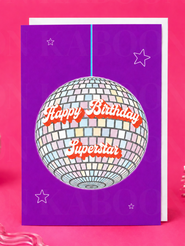 ‘Happy Birthday Superstar’ Card | Loon Kaboon