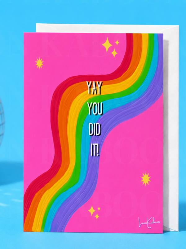 24_Yay_You_Did_It_Card Rainbow ‘Yay You Did It’ Card | Loon Kaboon