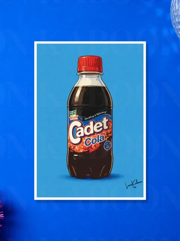 Retro Layered Cadet Cola Print | Loon Kaboon