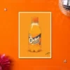 Cadet_Orange_A4 Retro Layered Cadet Orange Print – A4 print mockup