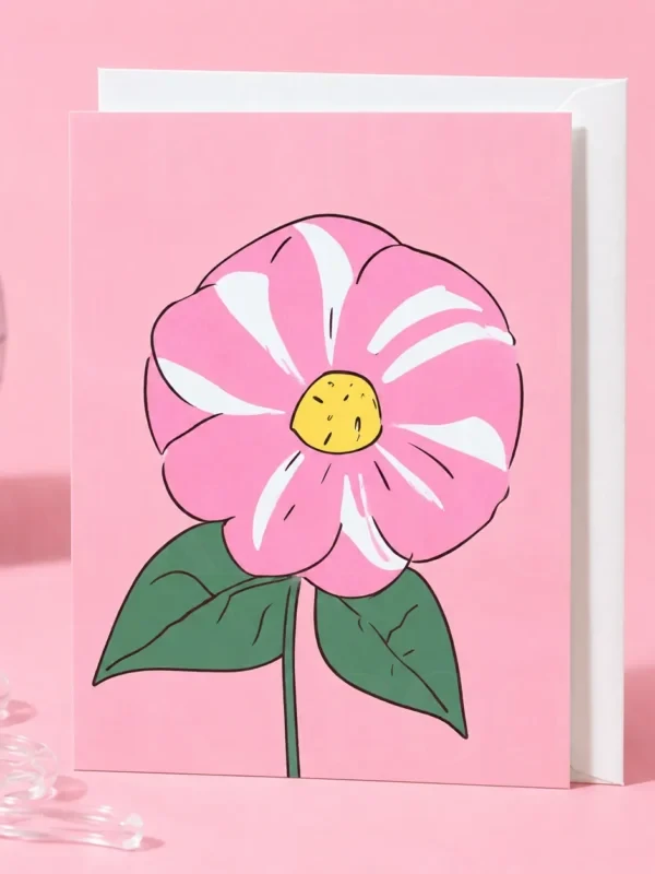 ChatGPT Image Aug 18, 2026, 03_42_16 PM (1) Cute Pink Floral Greeting Card | Loon Kaboon