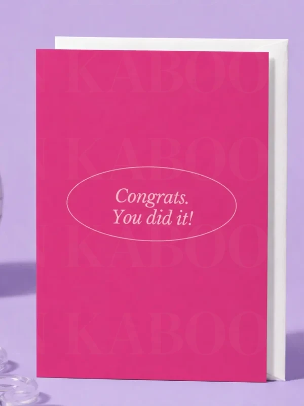 ChatGPT Image Aug 18, 2026, 03_42_17 PM (2) Congrats You Did It Greeting Card | Loon Kaboon