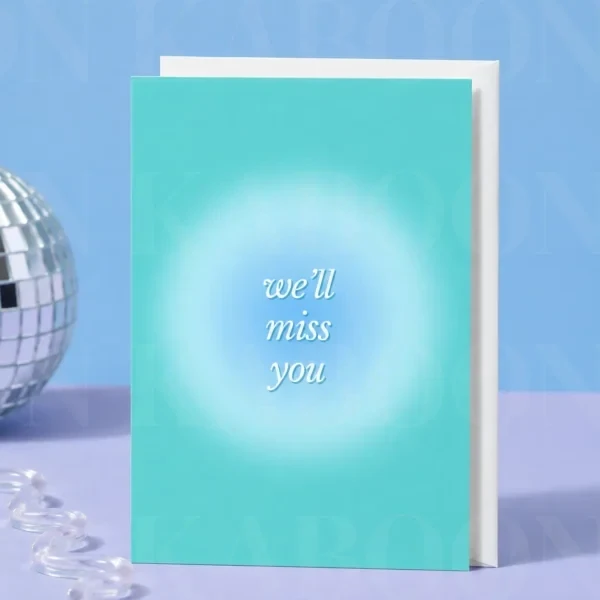 Funky ‘We’ll Miss You’ Leaving Card | Loon Kaboon