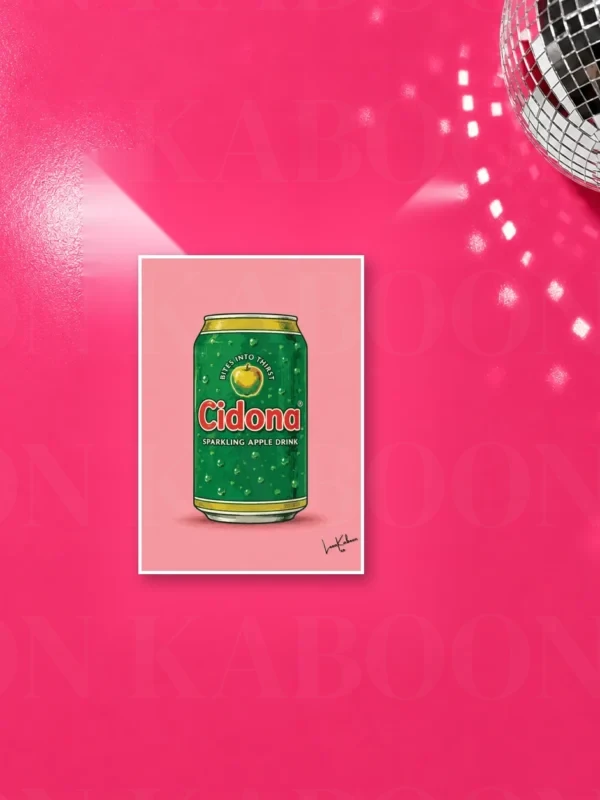 Retro Layered Cidona Can Print | Loon Kaboon