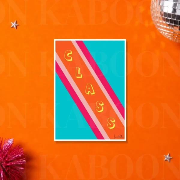 Class Print – A5 print mockup