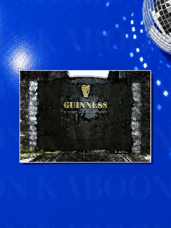 Layered Guinness Brewery Print in A3 size