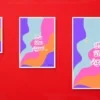 I'm Not Arsed Print – A5, A4 and A3 size comparison