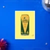 Retro Layered Linden Village Cider Can Print – A5 print mockup