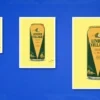 Retro Layered Linden Village Cider Can Print – A5, A4 and A3 size comparison