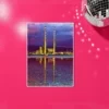 Poolbeg Towers At Dusk Print – A4 print mockup