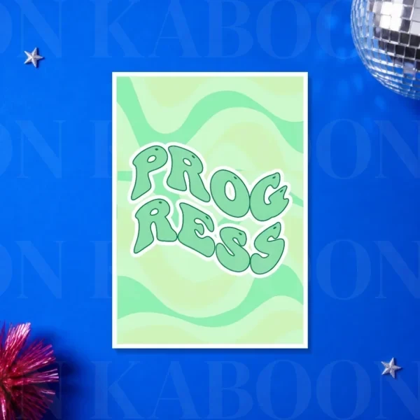 Progress Print – A4 print mockup