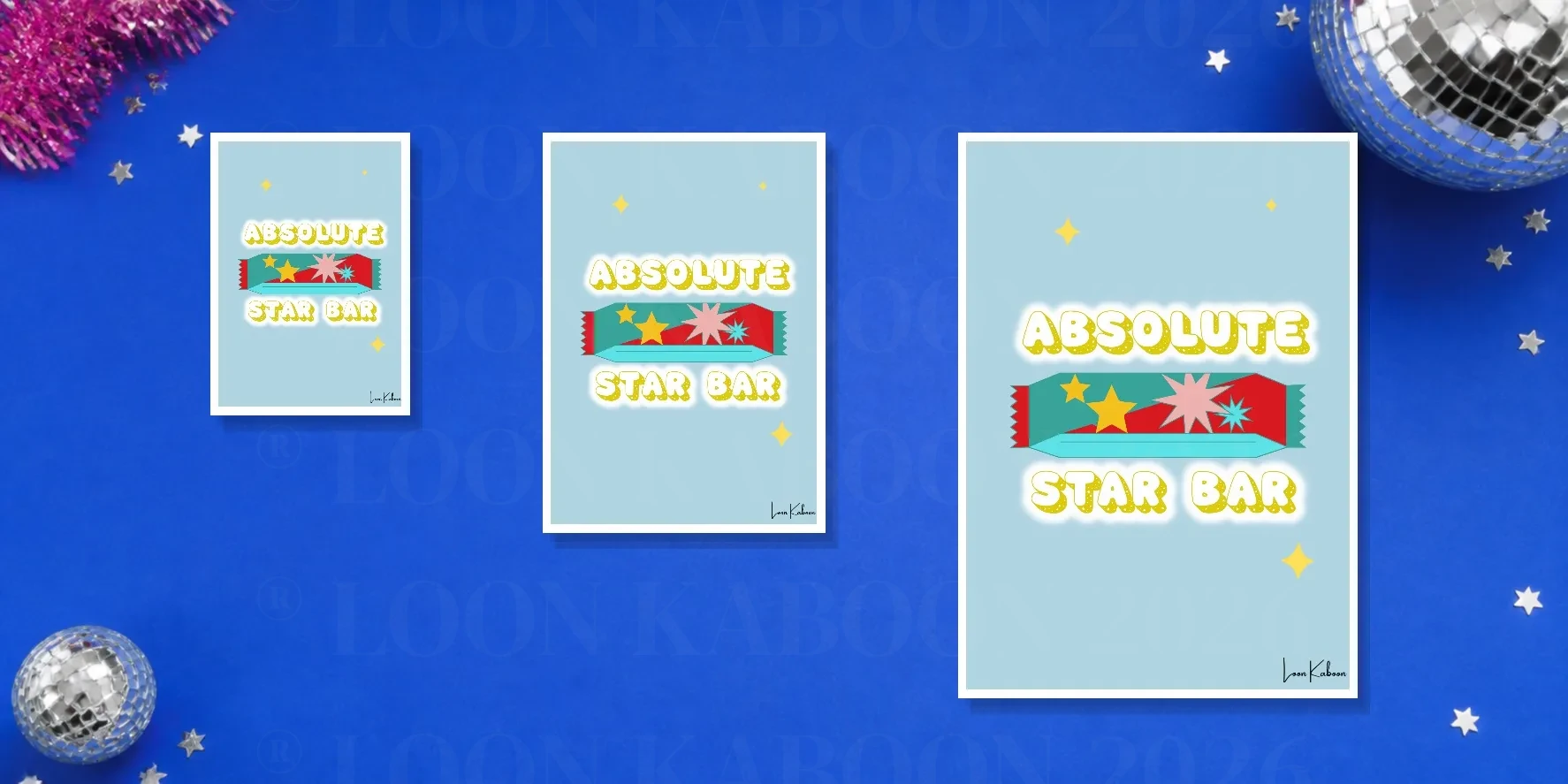 Star Bar Print | Loon Kaboon