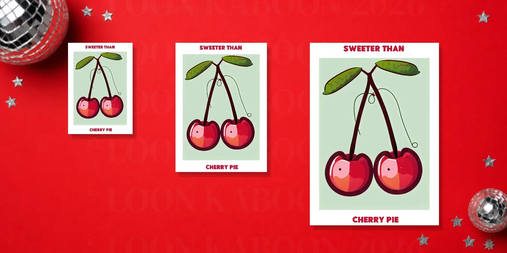 Sweeter Than Cherry Pie Print | Loon Kaboon