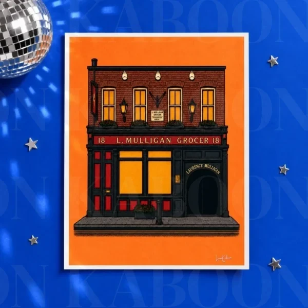 L. Mulligan Grocer Pub Print by Loon Kaboon