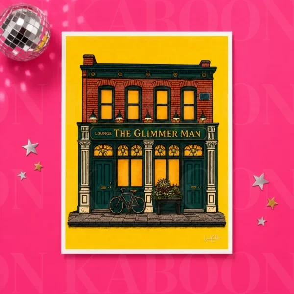 Glimmer Man A4 The Glimmer Man Pub Print