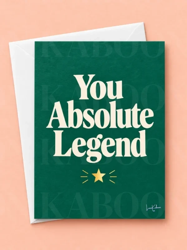 Absolute Legend Card ‘You Absolute Legend’ Congratulations Card