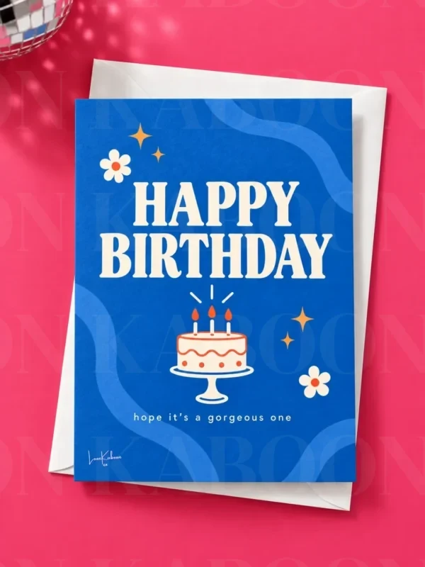 ‘Happy Birthday’ Cake Birthday Card