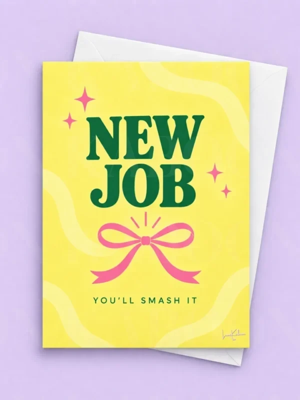 New Job Card ‘New Job’ Congratulations Card